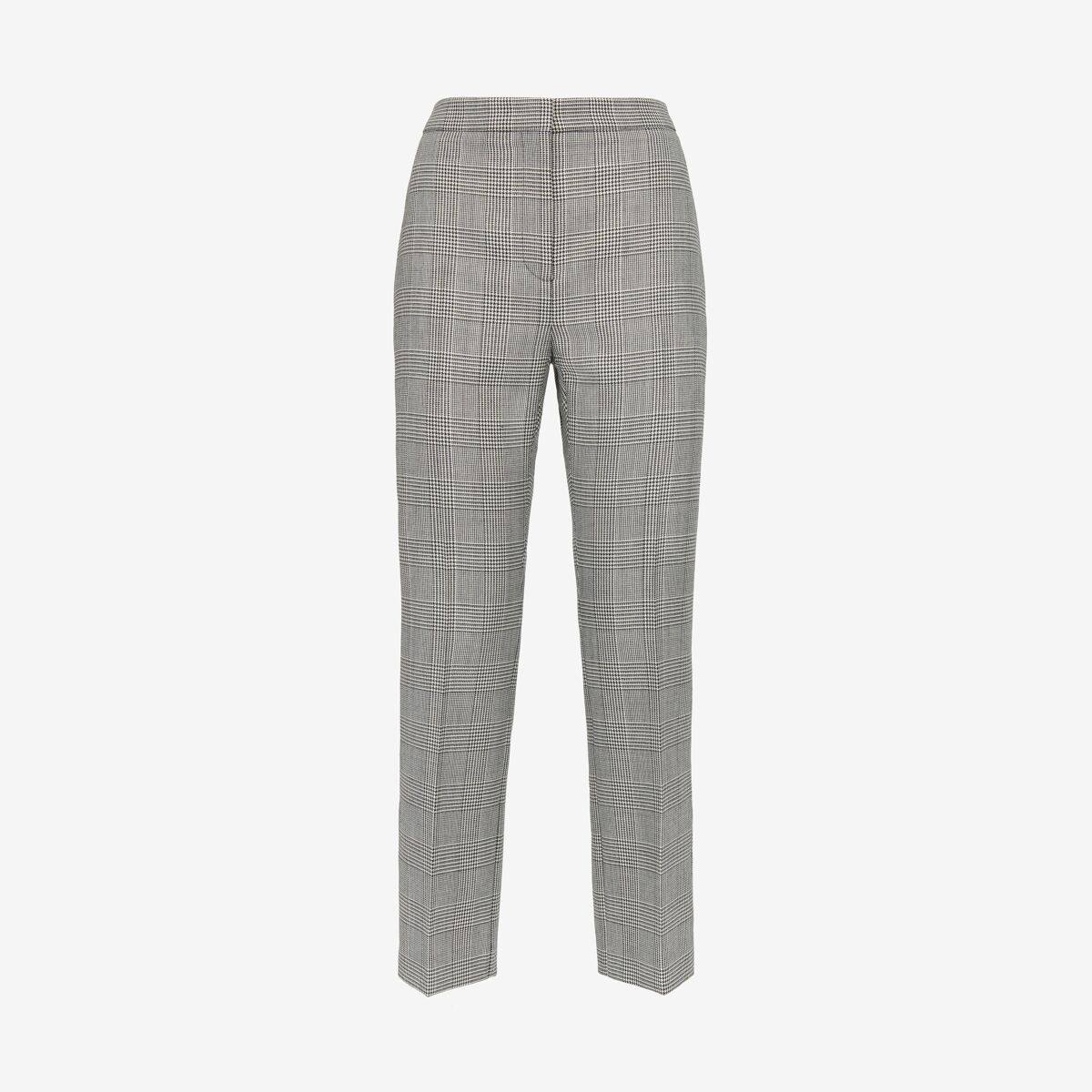 ALEXANDER MCQUEEN - Prince of Wales Cigarette Trousers - Item 797962QJAEH1080